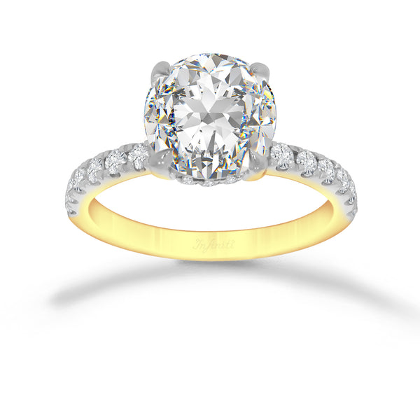 Anillo Oro 14k - 2.40 CTW Diamante de Laboratorio IGI