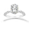 Anillo Oro Blanco 14k - 2.65 CTW Diamante de Laboratorio IGI