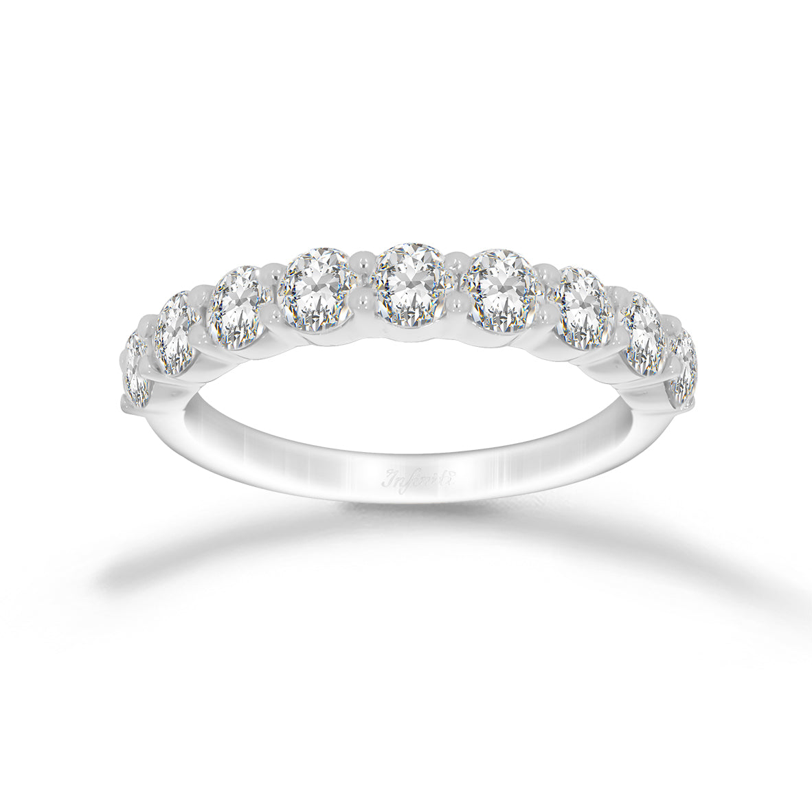 Churumbela Oro Blanco 14k - Diamantes de Laboratorio de 1.00 CTW