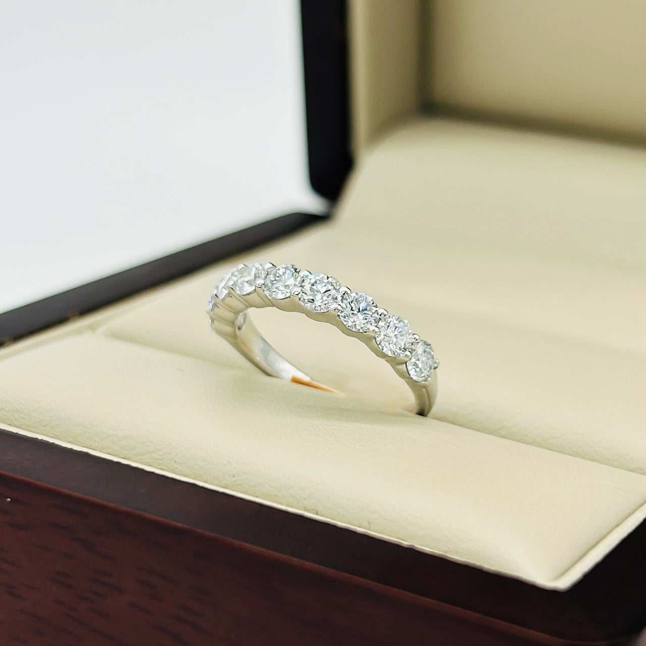 Churumbela Oro Blanco 14k - Diamantes de Laboratorio de 1.00 CTW