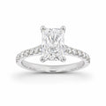 Anillo Oro Blanco 14k - 2.50 CTW Diamante de Laboratorio IGI