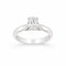 Anillo Oro Blanco 14k - 0.70 CT Diamante de Laboratorio