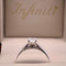 Anillo Oro Blanco 14k - 0.70 CT Diamante de Laboratorio