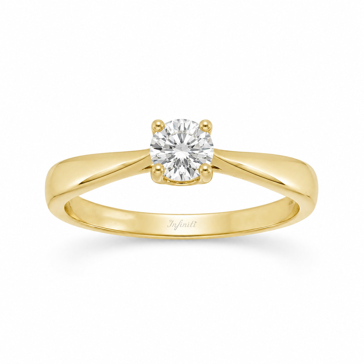 Anillo Oro 14k - 0.30 CT Diamante de Laboratorio