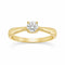 Anillo Oro 14k - 0.30 CT Diamante de Laboratorio