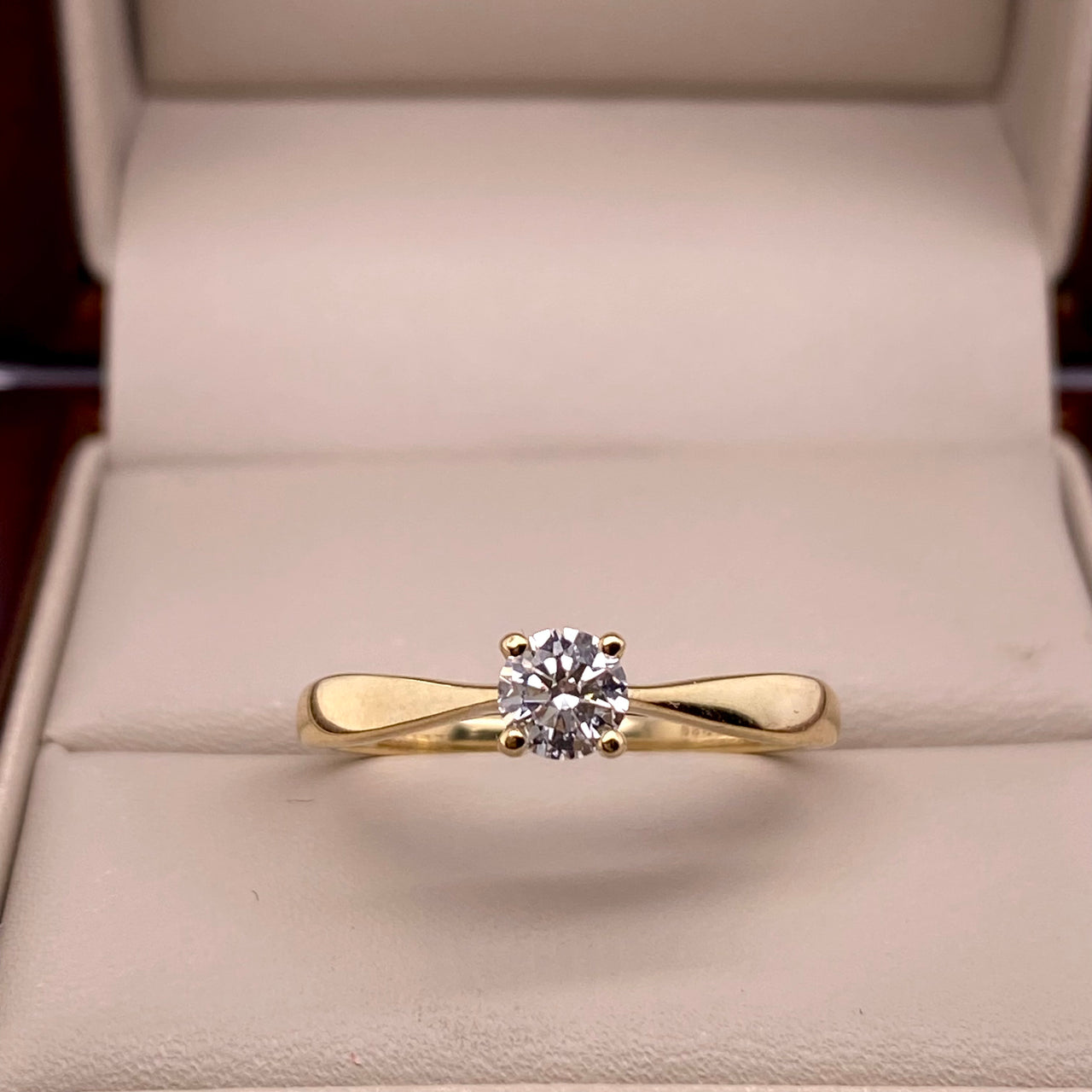 Anillo Oro 14k - 0.30 CT Diamante de Laboratorio