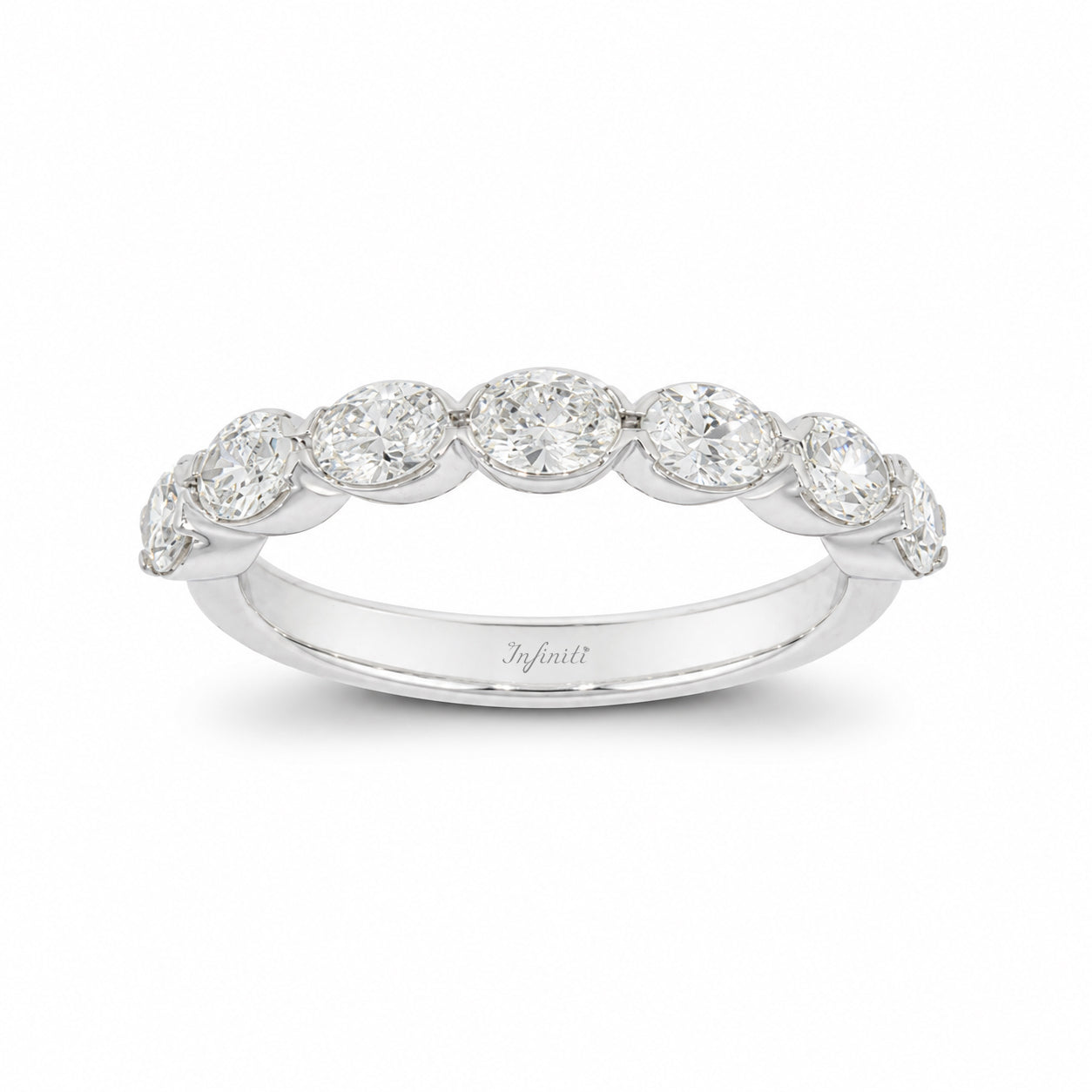 Churumbela Oro Blanco 14k - Diamantes Laboratorio de 0.85 CTW