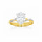 Anillo Oro 14k - 2.15 CTW Diamante de Laboratorio IGI