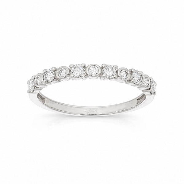 Churumbela Oro Blanco 14k - Diamantes de Laboratorio de 0.32 CTW