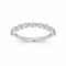 Churumbela Oro Blanco 14k - Diamantes de Laboratorio de 0.60 CTW