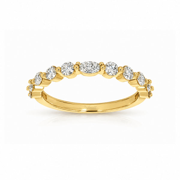 Churumbela Oro 14k - Diamantes de Laboratorio de 0.60 CTW