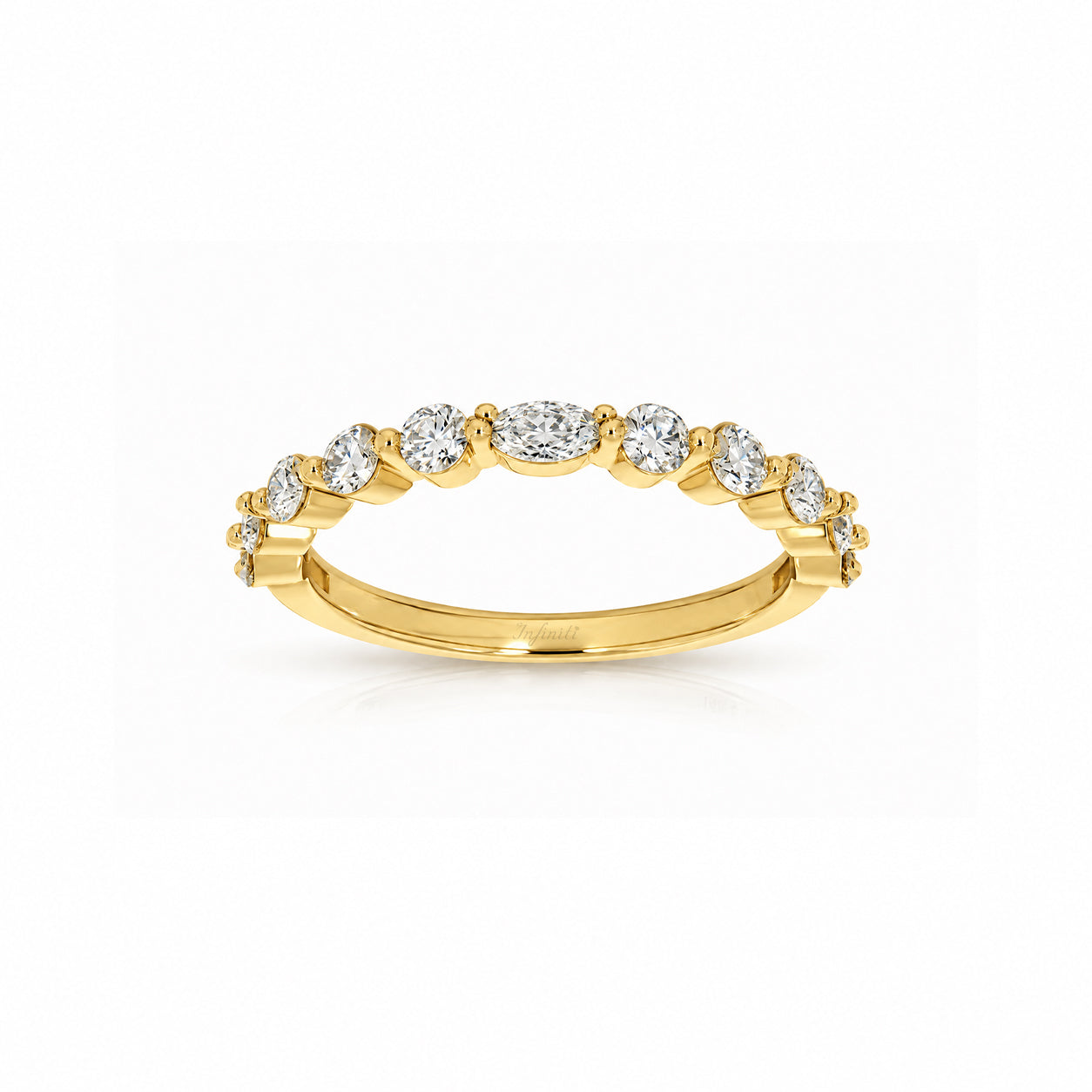 Churumbela Oro 14k - Diamantes de Laboratorio de 0.60 CTW