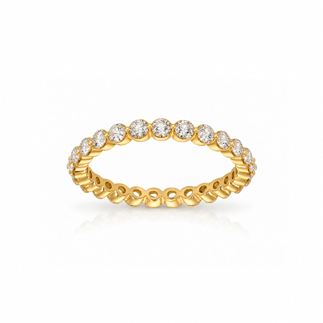 Churumbela Oro 14k - Diamantes de Laboratorio de 1.00 CTW