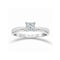Anillo Oro Blanco 14k - 0.22 CT Diamante de Laboratorio
