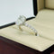Anillo Oro Blanco 14k - 2.65 CTW Diamante de Laboratorio IGI