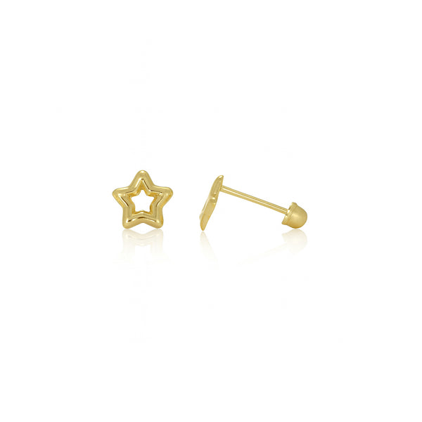 Broquel Oro 14k - Estrella