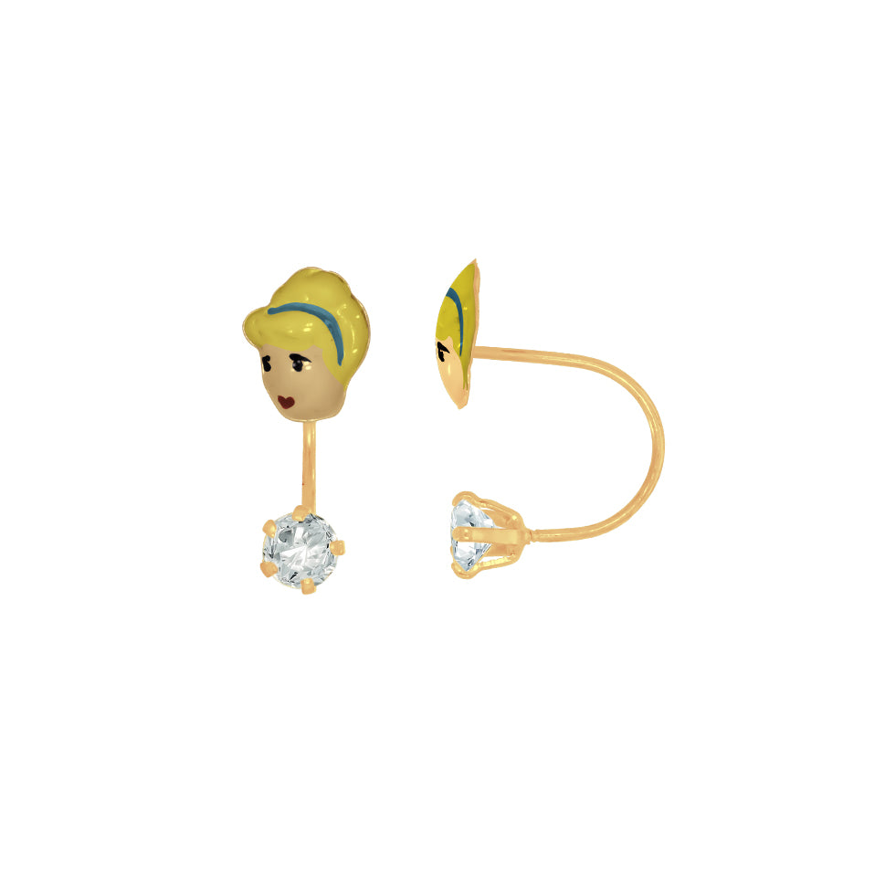 Broquel Oro 10k - Cenicienta