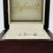 Broquel Oro Blanco 14k - Diamante Laboratorio 0.12 CTW