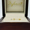 Broquel Oro 14k - Diamante Laboratorio 0.12 CTW