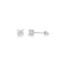 Broquel Oro Blanco 14k - Diamante Laboratorio 0.22 CTW