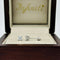 Broquel Oro Blanco 14k - Diamante Laboratorio 0.50 CTW