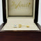 Broquel Oro 14k - Diamante Laboratorio 0.50 CTW