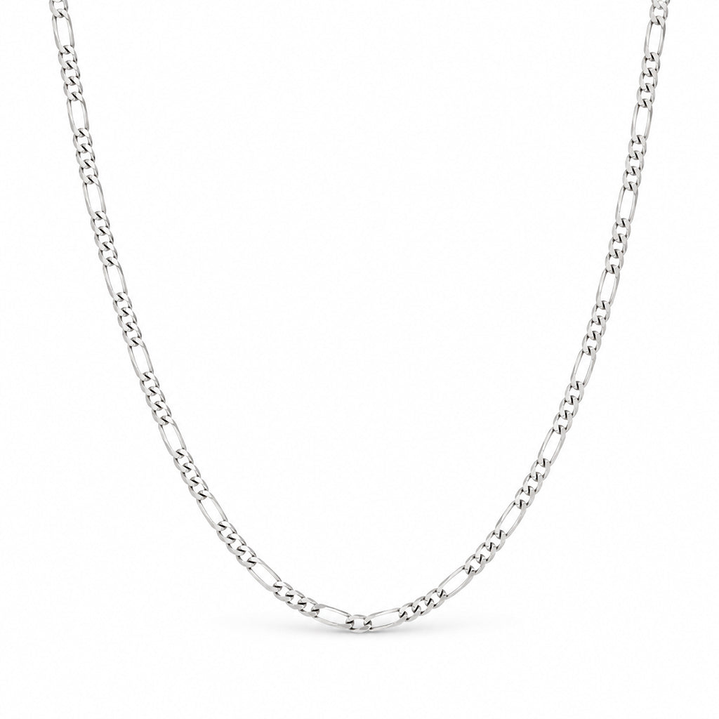 Cadena Oro Blanco 14k - Tejido Cartie 50 cm