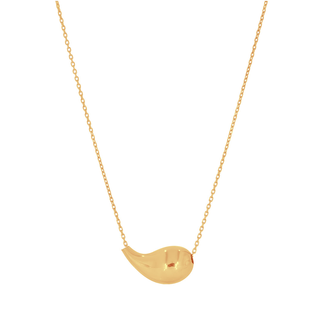 Gargantilla Oro 10k - Gota Lisa