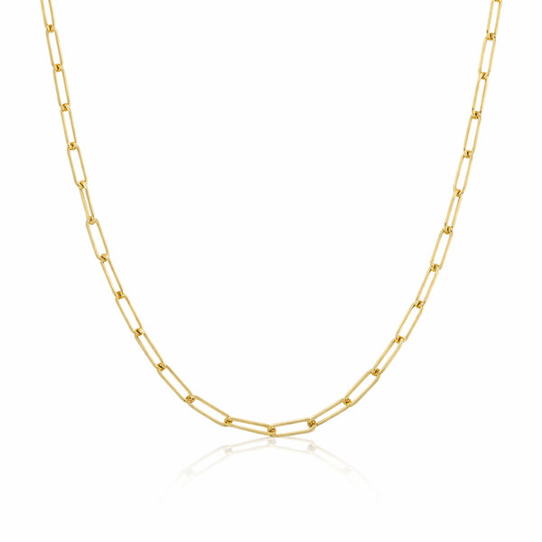 Cadena Oro 10k - Clip 8.5 x 3 mm - 45 cm