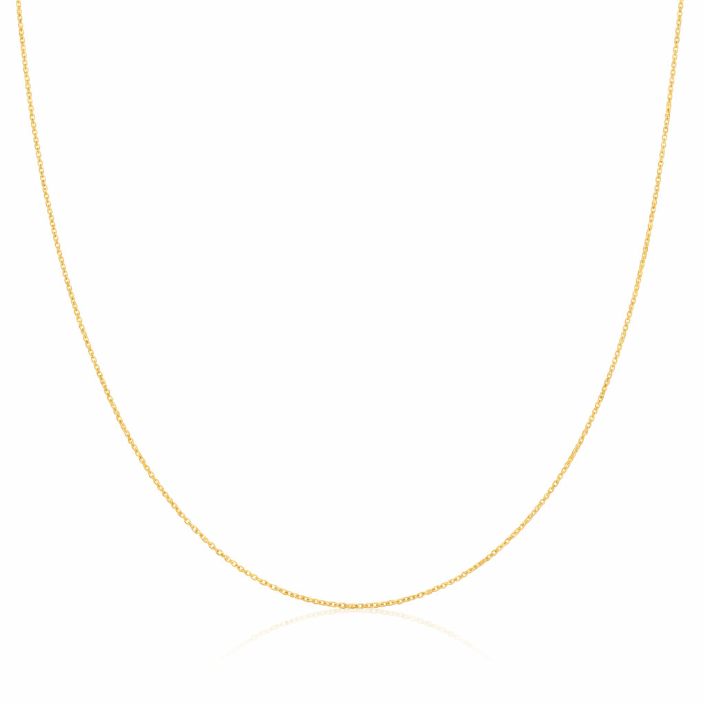 Cadena Oro 10k - Eslabón 1x1 - 40/45 cm