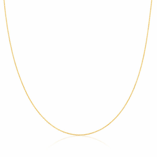 Cadena Oro 10k - Eslabón 1x1 - 40/45 cm