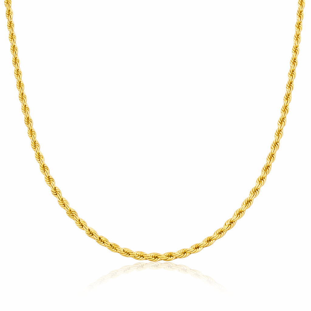 Cadena Oro 10k - Torsal Hueco 45/50/55 cm