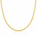 Cadena Oro 10k - Torsal Hueco 45/50/55 cm