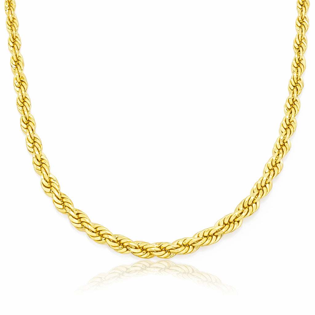 Cadena Oro 10k - Torsal Hueco - 55 cm