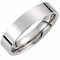 Argolla Titanio - Lisa 6 mm con Confort fit