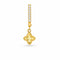 Huggies Oro 10k - Flor con Zirconias