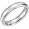 Argolla Tungsteno - Lisa 4 mm con Confort Fit