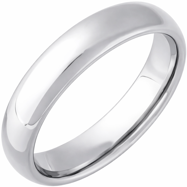 Argolla Tungsteno - Lisa 5 mm con Confort Fit
