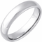Argolla Tungsteno - Lisa 5 mm con Confort Fit
