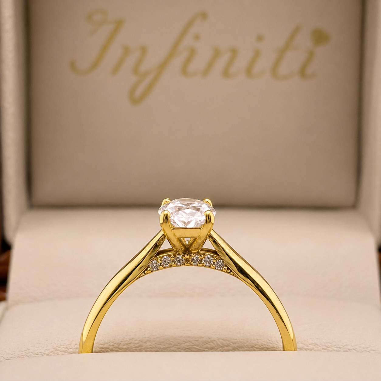 Anillo Oro 14k - 0.70 CT Diamante de Laboratorio