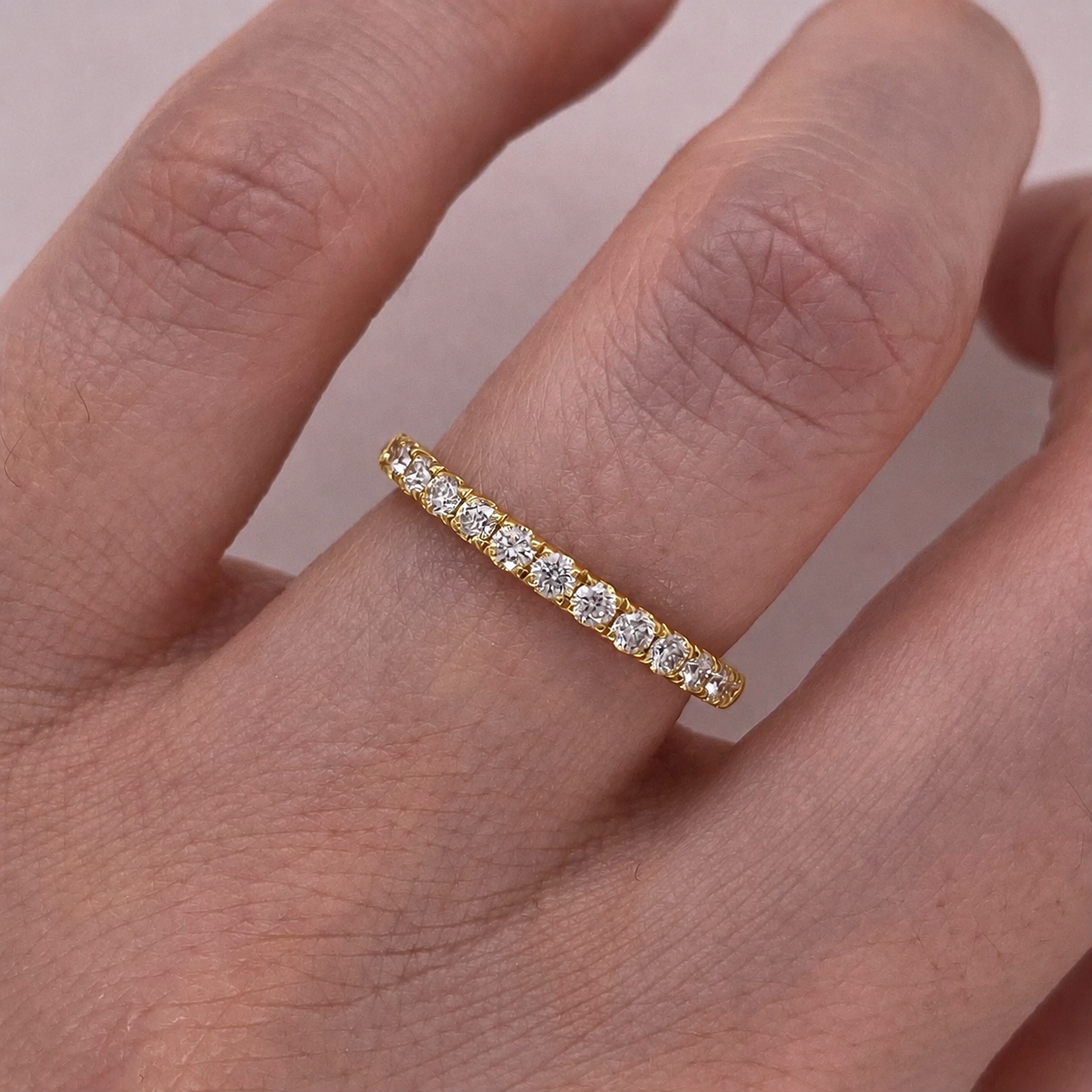 Churumbela Oro 14k - Diamantes Laboratorio de 0.36 CTW