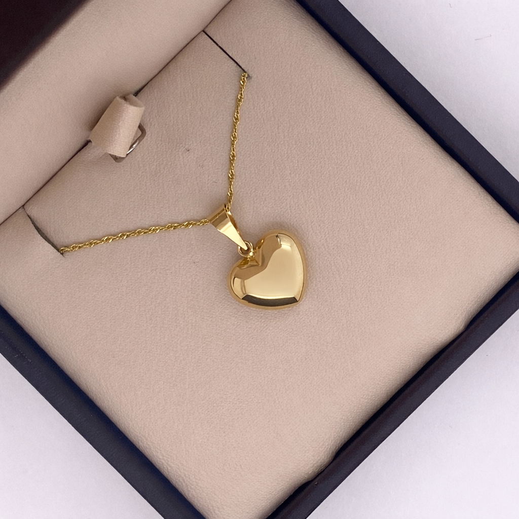 Dije Oro 10k - Corazón Inflado