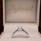 Anillo Oro Blanco 14k - 0.30 CT Diamante de Laboratorio