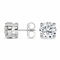 Par de Aretes Oro 14k - Diamante Lab Grown