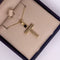 Cruz Oro 14k - Lisa de 3.1 cm Alto, 1.6 cm Ancho