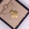 Cruz Oro 14k - Lisa de 2.4 cm Alto