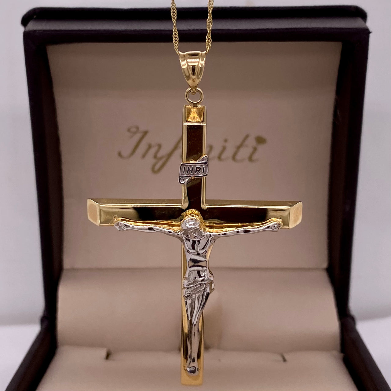 Cruz Oro 14k - Cristo Grande 6 cm Alto