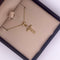 Cruz Oro 14k - Cristo con Zirconias
