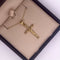 Cruz Oro 14k - Cristo con Zirconias