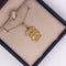 Dije Oro 10k - Par de Niñas 2.6 cm Alto